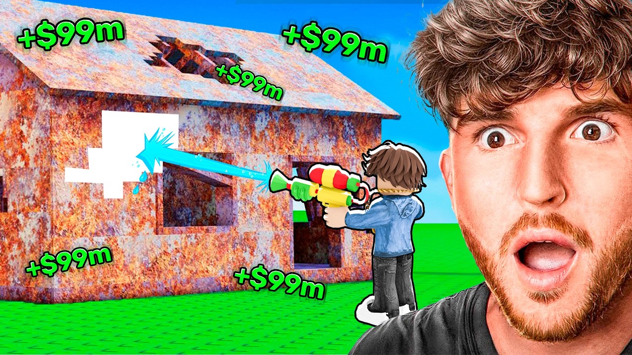 Making $893,428,970 Cleaning HOUSES In Roblox! background