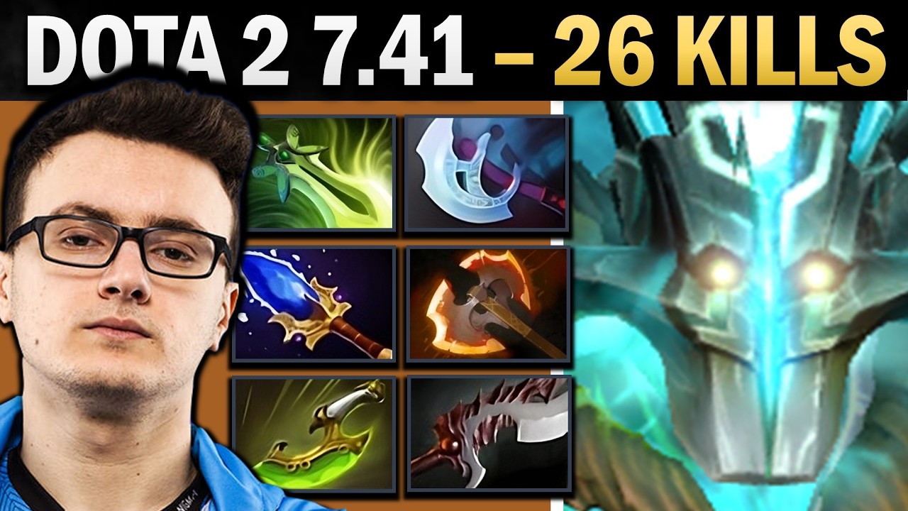Juggernaut Dota 2 7.41 with Butterfly and Abyssal Blade - Dota 2 Gameplay