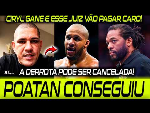 LUTA CANCELADA?!🚨 ALEX POATAN APELA PRA JUSTIÇA e PODE TER DERR0TA PARA CIRYL GANE CANCELADA!