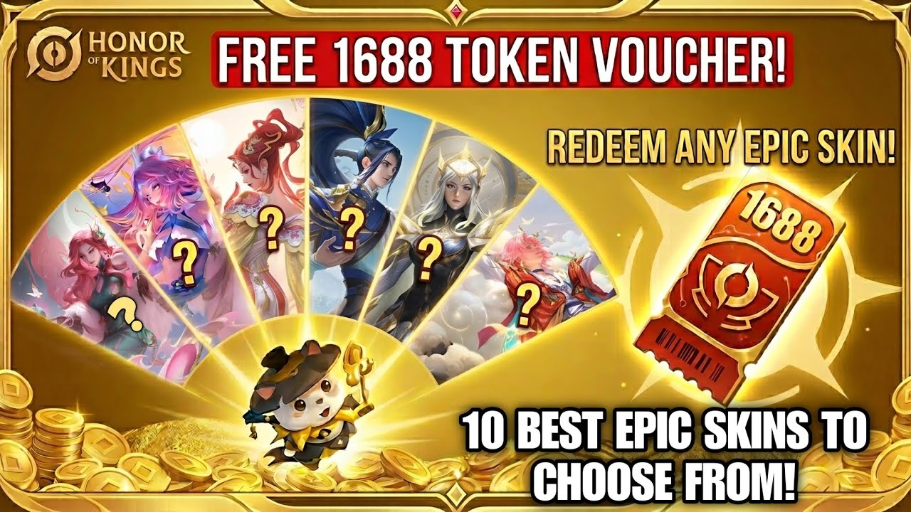 DO NOT SPLIT IT! ❌ 10 Best EPIC Skins For Your Free 1688 Voucher (Honor of Kings)