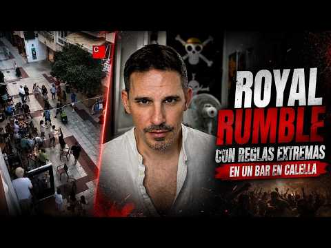 ROYAL RUMBLE CON REGLAS EXTREMAS EN UN BAR EN CALELLA