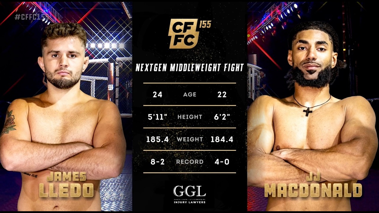 JJ MacDonald vs. James Lledo | Full Fight Replay | CFFC 155
