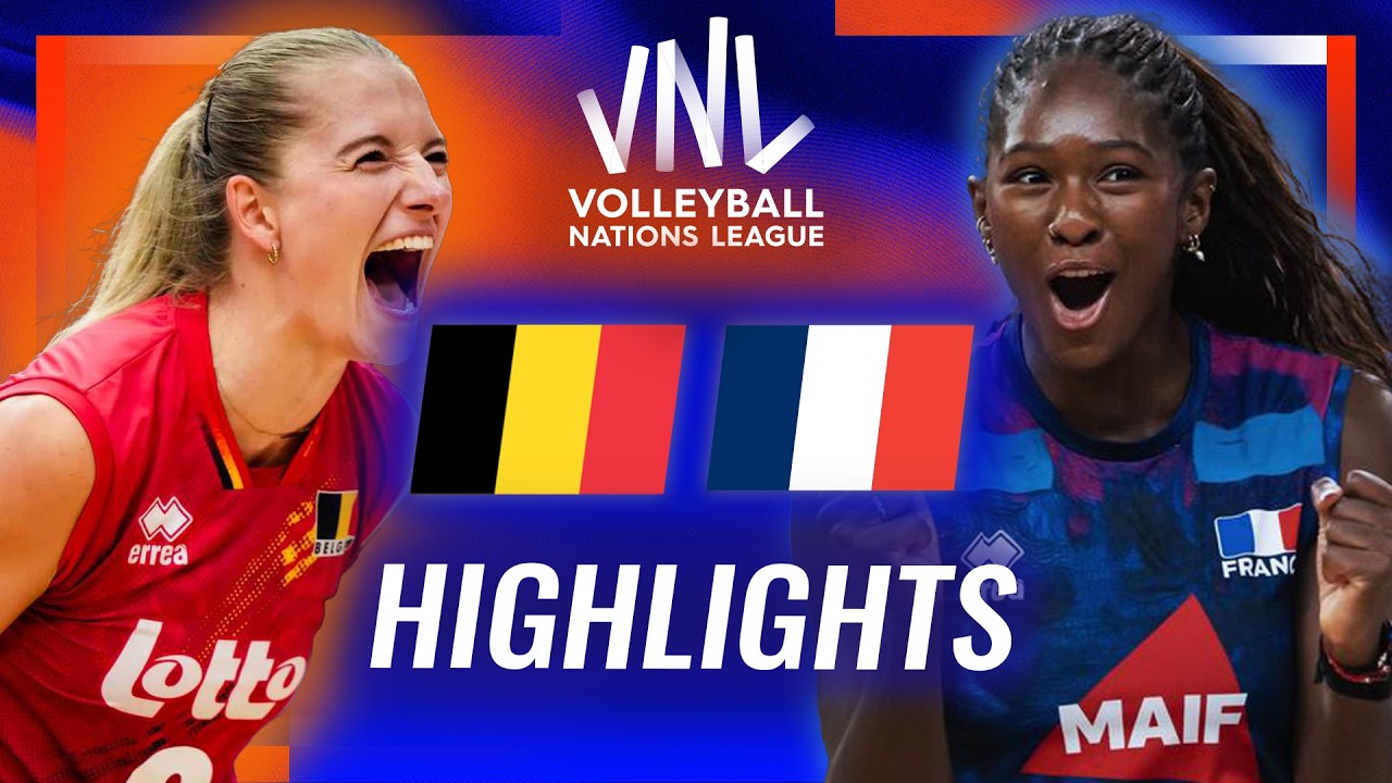 Belgium π§πͺ vs. France π«π· - Highlights | Week 2 | Women's VNL 2026