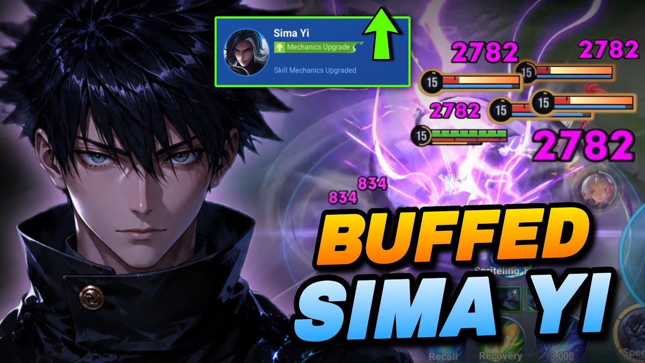 BUFF SIMA YI IS BROKEN IN JUNGLE AND CAN EAISLY BURST ENEMIES WITH THIS OP BUILD! | HONOR OF KINGS
