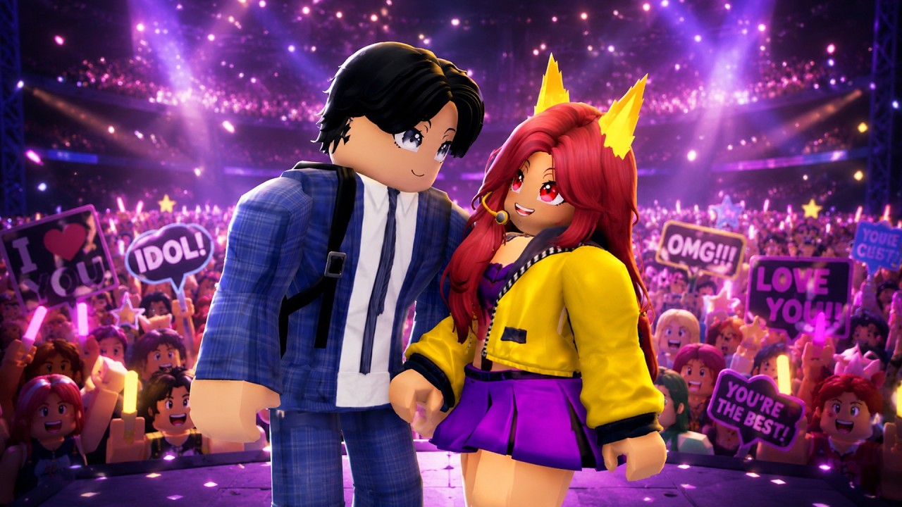 👉 My Girlfriend is an Idol (Part 1) | Story Roblox