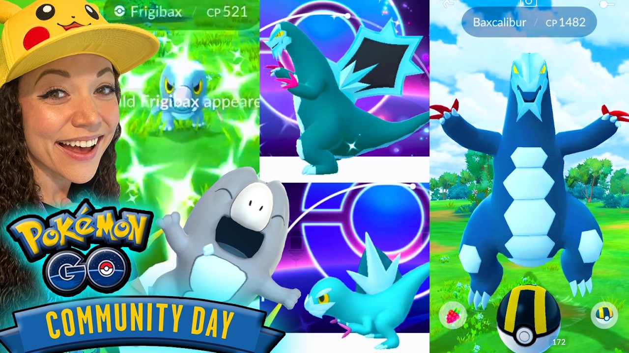 I FINALLY Got Shiny Frigibax! ✨Frigibax Community Day Pokémon GO!