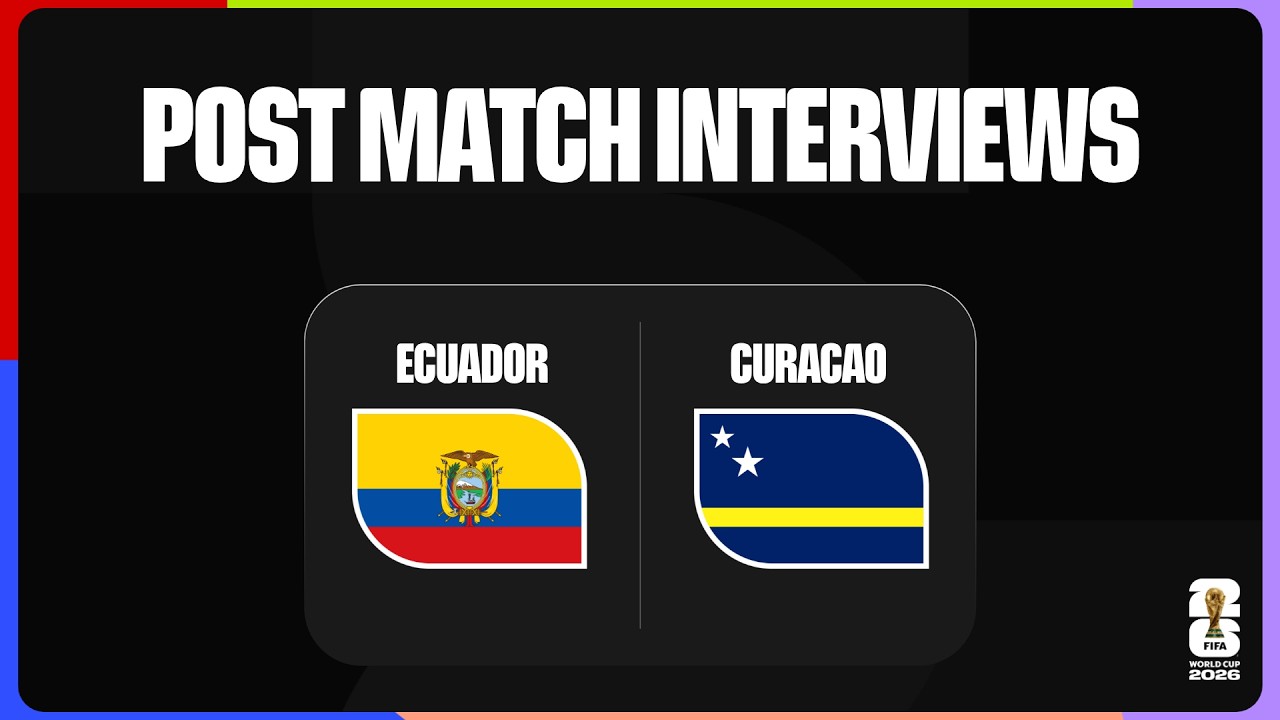 Post-Match Interviews: Ecuador 0-0 Curacao