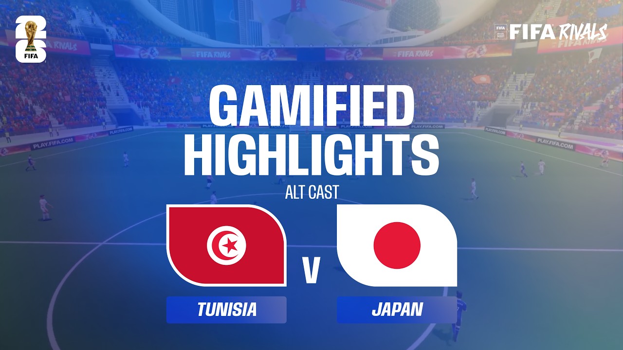 Alt Cast Highlights: Tunisia v Japan | FIFA World Cup 2026โข backdrop