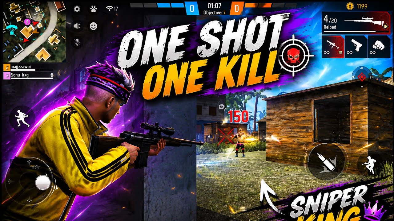 ๐ 1 Bullet = 1 Kill ๐ฑ | Free Fire Highlights ๐ฅ