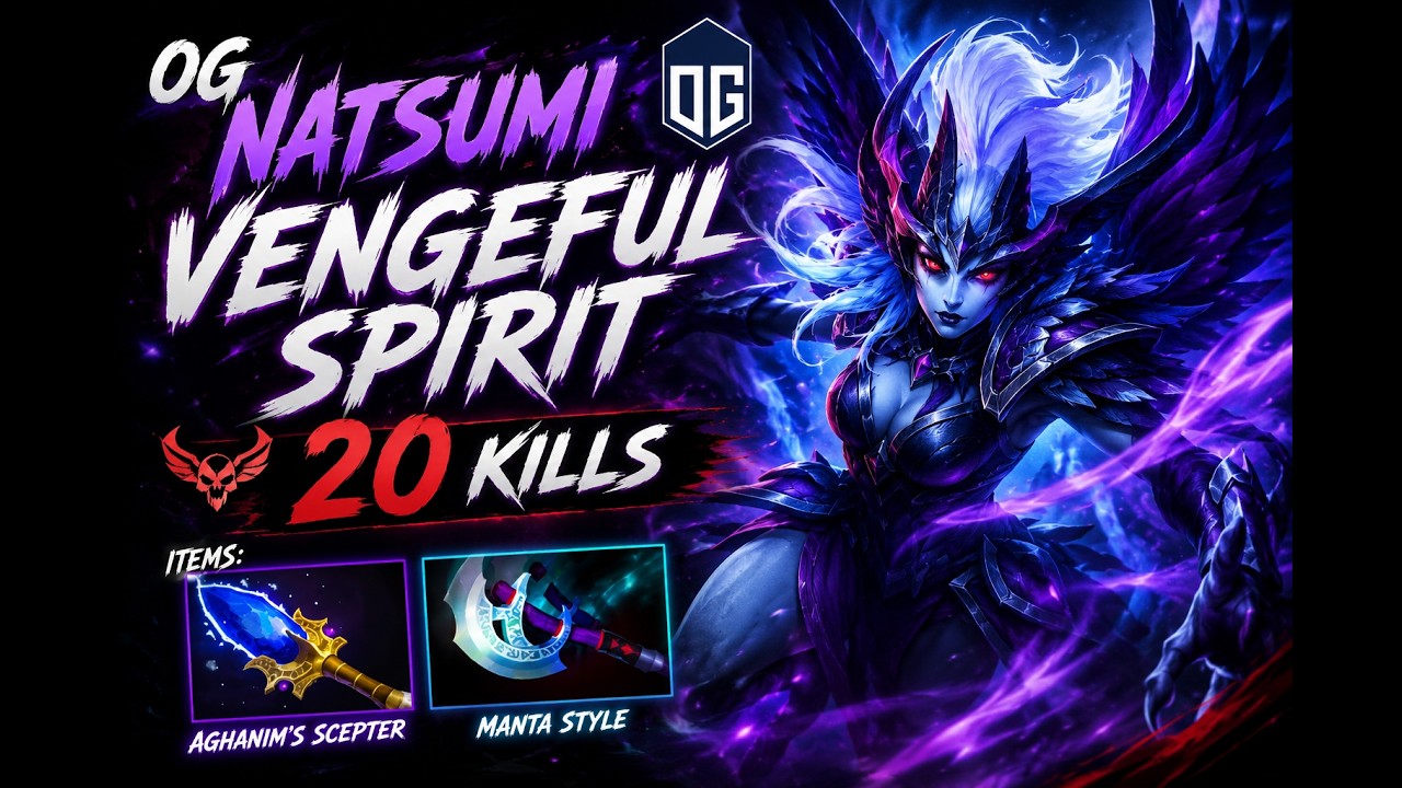 Natsumi Vengeful Spirit—Dota 2 Pro Gameplay