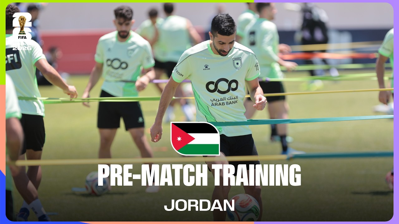 Jordan Train Before Algeria | FIFA World Cup 2026™