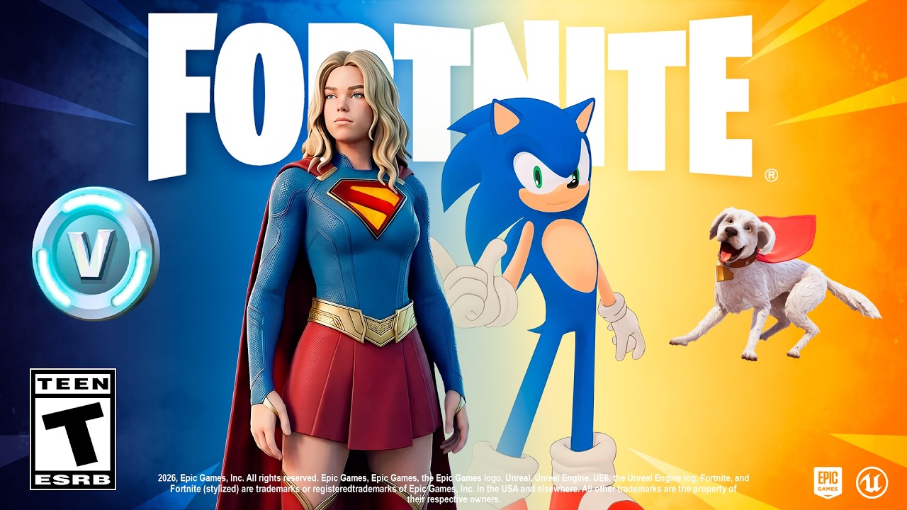 Fortnite's *NEW* Updates! (Supergirl Skin, FREE Rewards, New Collabs)