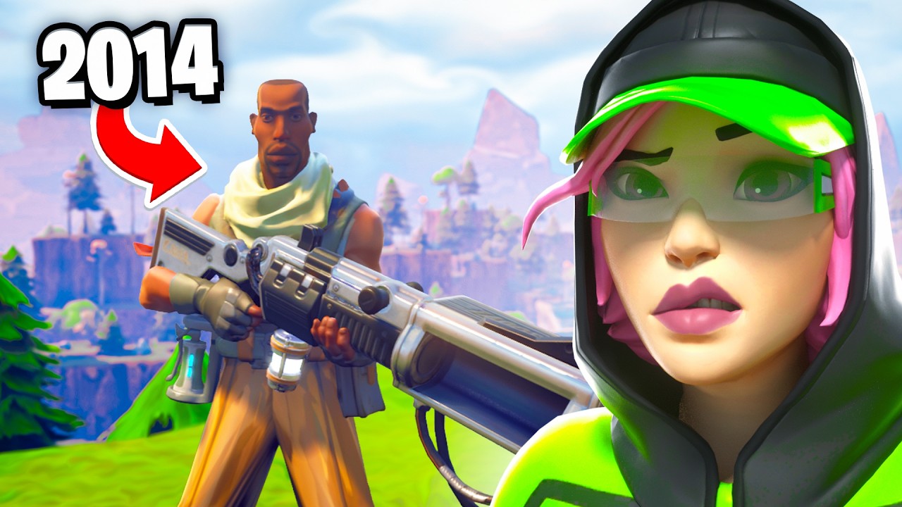 ICH SPIELE DIE ERSTE FORTNITE VERSION JEMALS! (2014)