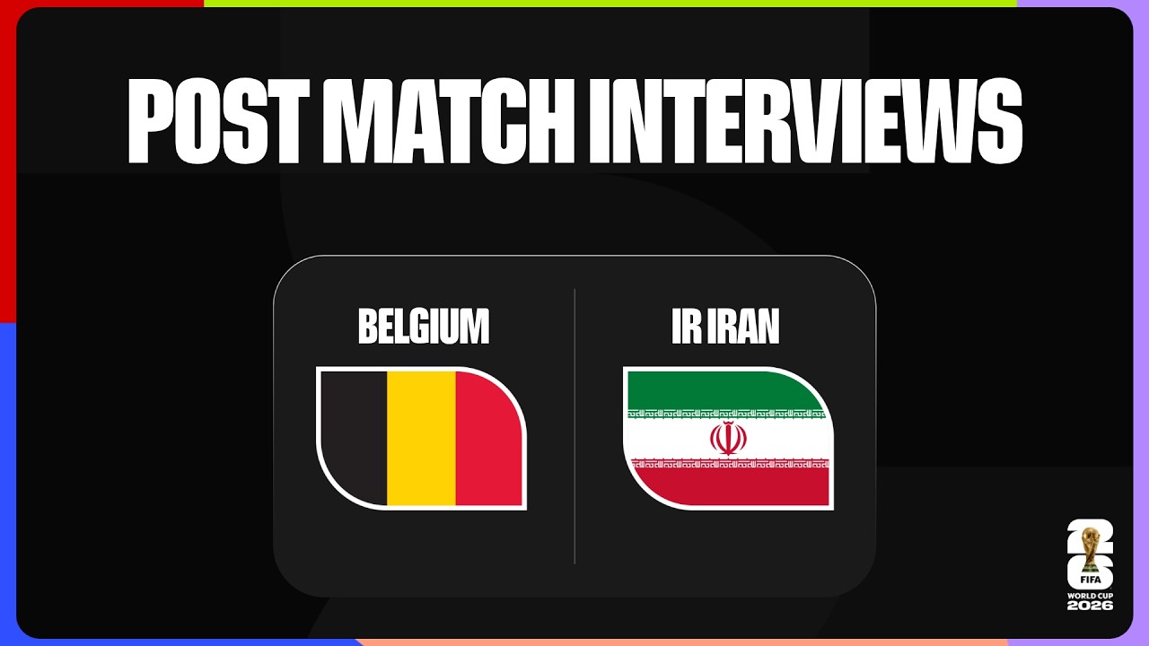 Post-Match Player Interviews: Belgium 0-0 IR Iran