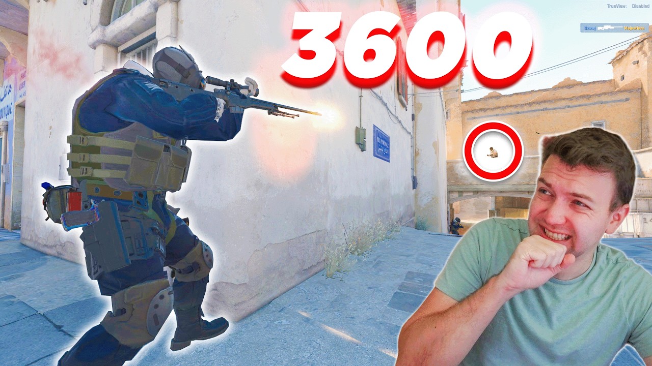 High ELO AWPing on Dust2 (CS2 Faceit Gameplay)