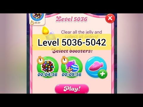 ЁЯОо LEVEL 5036-5042 candy crush saga