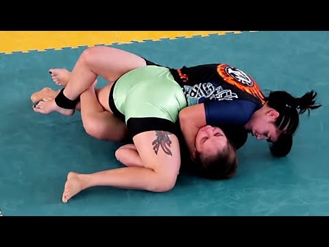 Women’s Grappling Match | Strong Top Control & Tough Defense 🤼♀️🔥#bjj #nogi #mma #jiujitsu