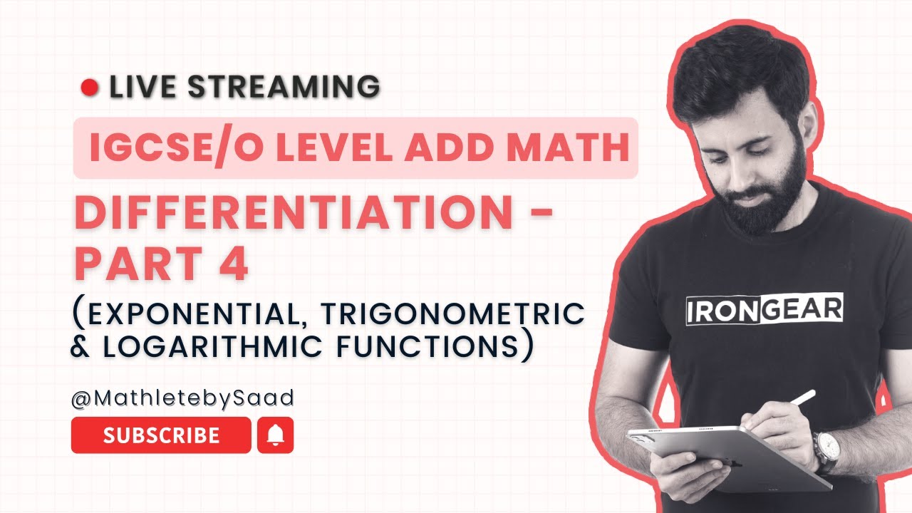 IGCSE/O Level Add Math - Differentiation background