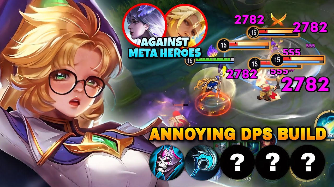 CHINA ANNETTE ANNOYING DPS BUILD POKING META HEROES IN MID LANE! | HONOR OF KINGS