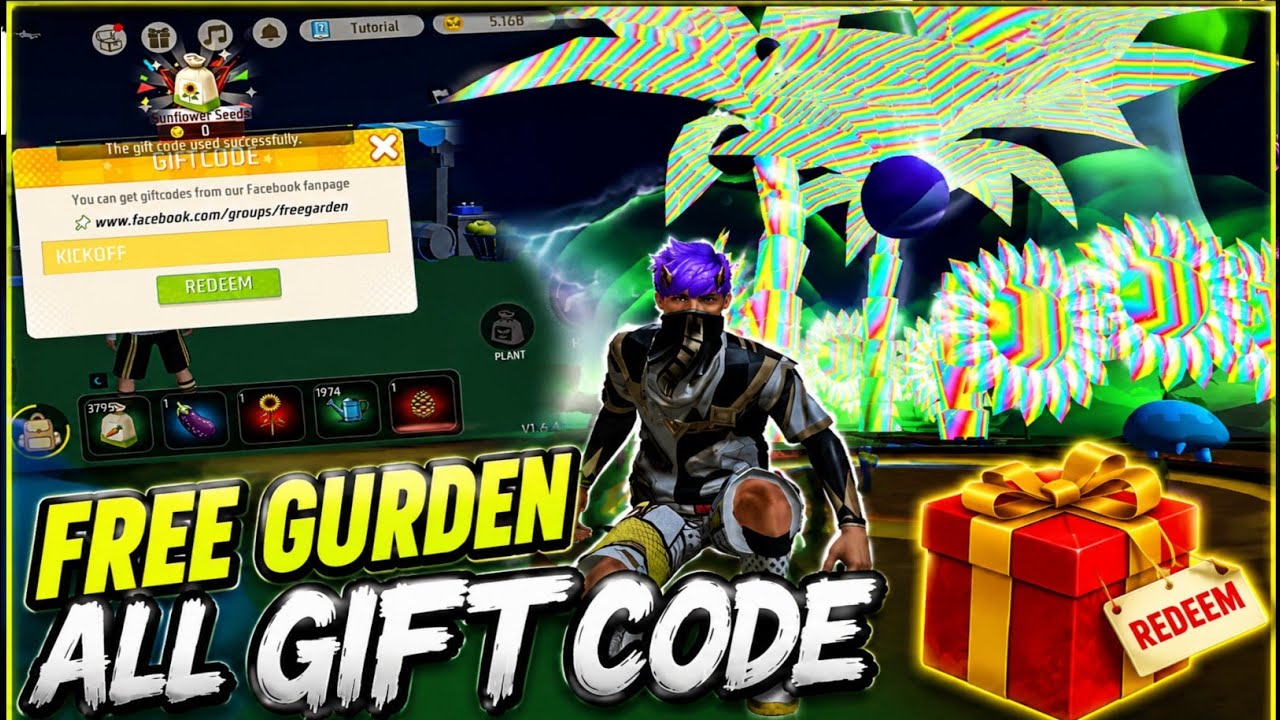 Free garden đ New Gift Code đ| free garden unlimited rainbow Gift Trick | free Garden Rainbow Glitch