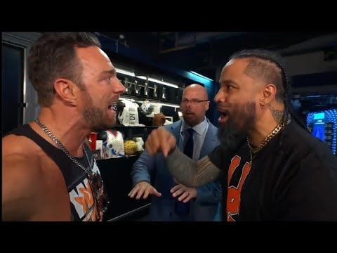 Jimmy uso & LA knight backstage segment _ WWE Raw 22 June 2026