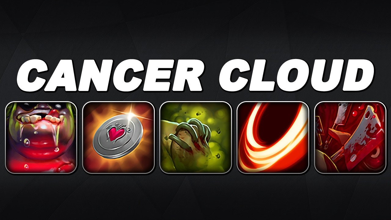 CANCER CLOUD Blade Fury + Rot + Lucky Shot | Dota 2 Ability Draft
