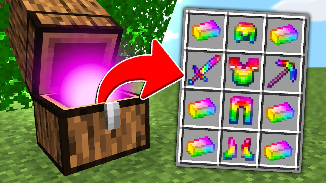 Minecraft, But Trees are OP Chests..