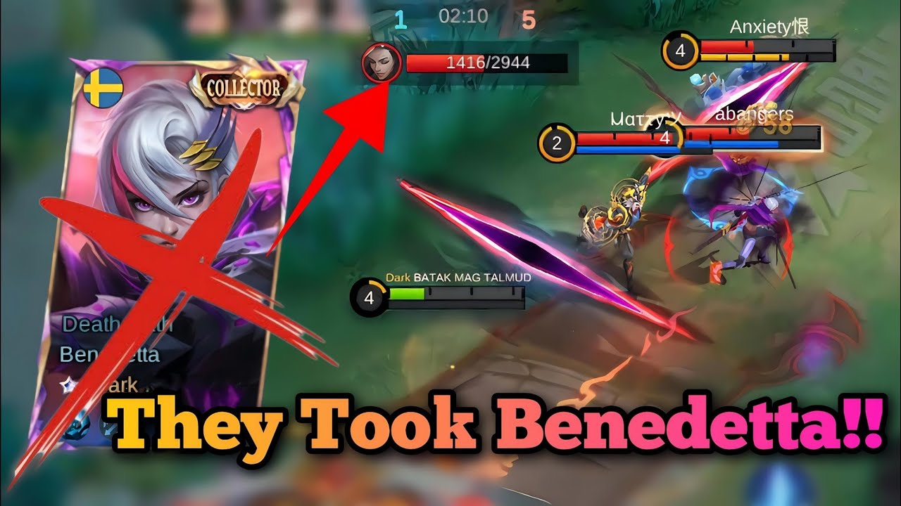 What A Broken Hero‼️Vs Benedetta Gameplay ‼️ Emblem | Build | Tips #mobilelegends #gameplay