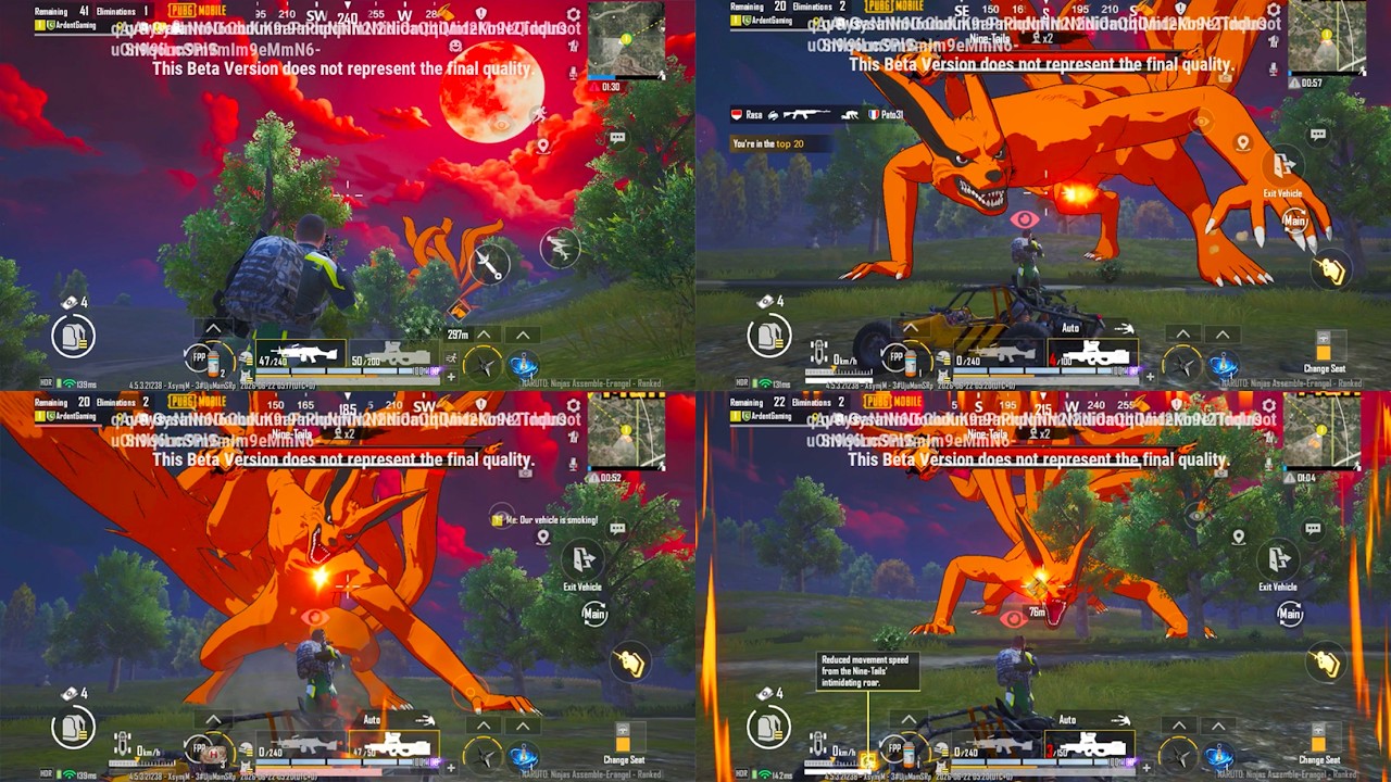 PUBG Mobile 4.5 Update Naruto Gameplay & Highlights