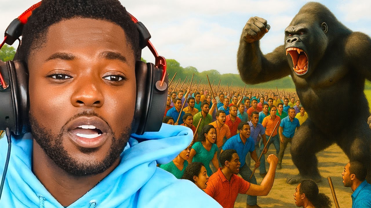 RDC BREAKS DOWN 100 MEN VS 1 GORILLA DEBATE! backdrop