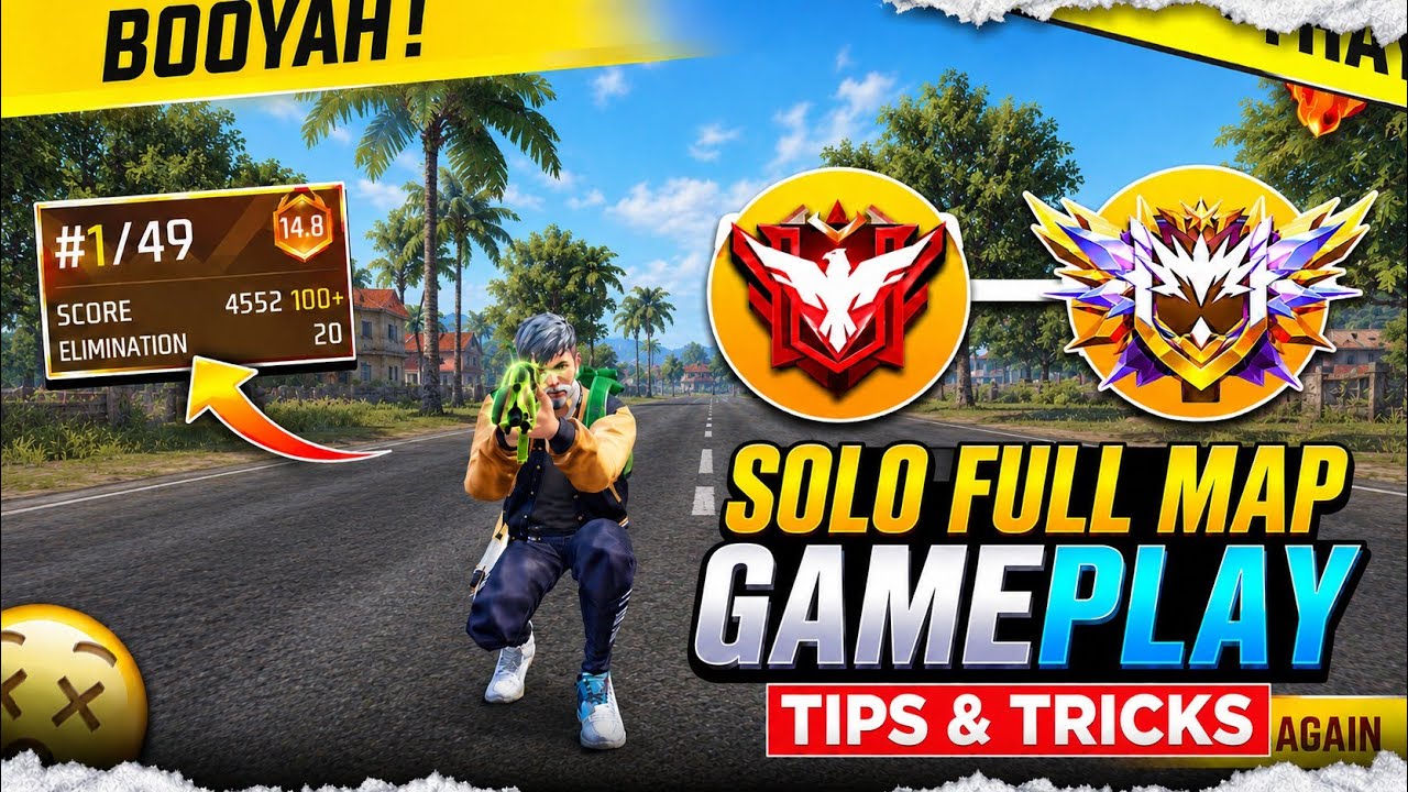 Solo Full Match Gameplay đš | Solo Grandmaster Pushing Tips And Tricks | #brranked