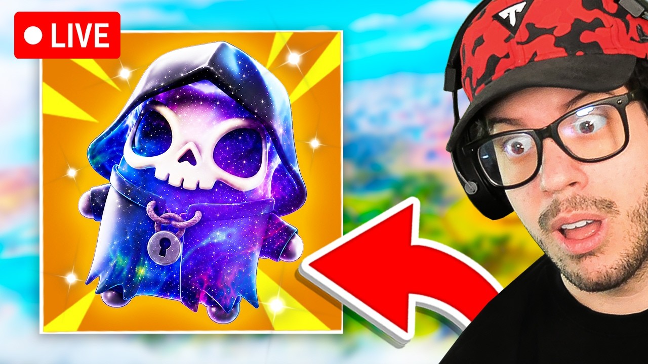 🔴 LIVE! - HUNTING for *RARE* GALAXY SPRITES in FORTNITE!