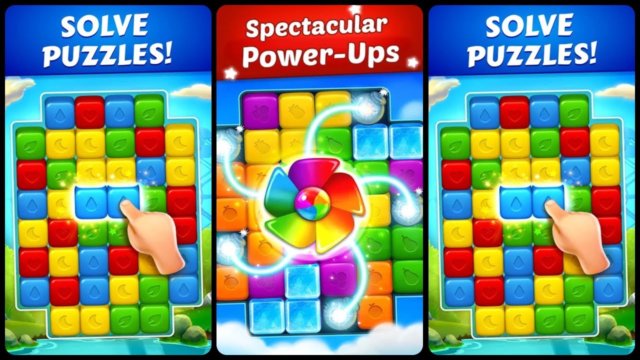Toon Crush : Block Blast Game Gameplay Video for Android backdrop