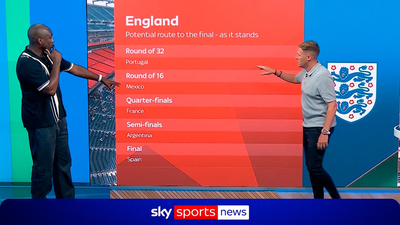 Sol Campbell dissects England's potential route to World Cup final