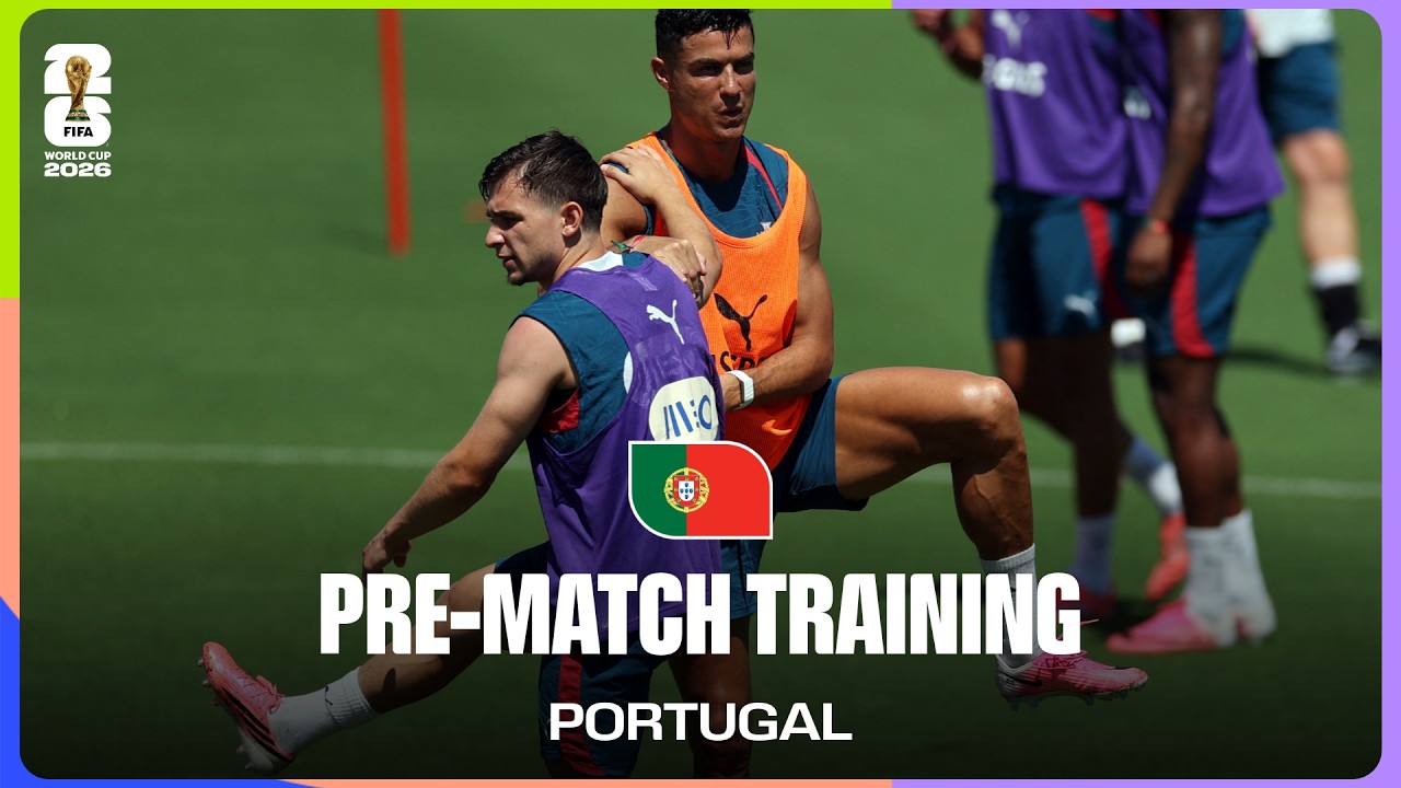 Portugal Train Before Uzbekistan | FIFA World Cup 2026™