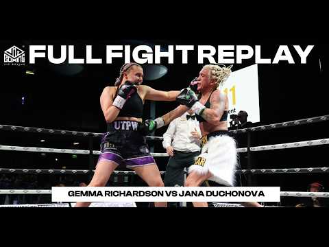 🥊FULL FIGHT REPLAY | Gemma Richardson v Jana Duchonva | June 13th