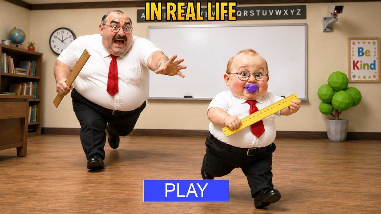 Baby Pickle Plays Hide and Seek In REAL LIFE GREAT SCHOOL BREAKOUT Roblox Update All Morphs Gameplay