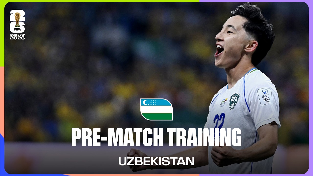 Uzbekistan Train Before Portugal | FIFA World Cup 2026™
