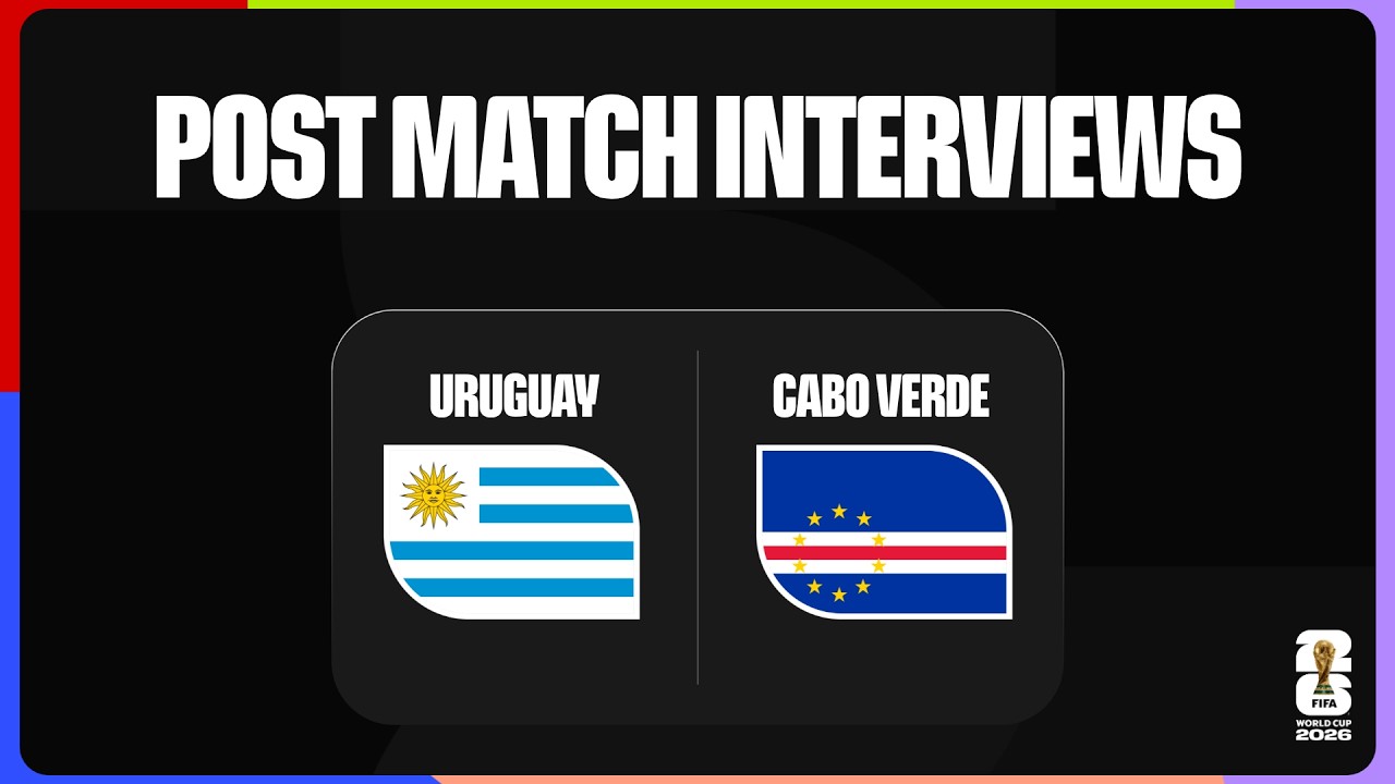Post-Match Interviews: Uruguay 2-2 Cabo Verde | FIFA World Cup 2026™