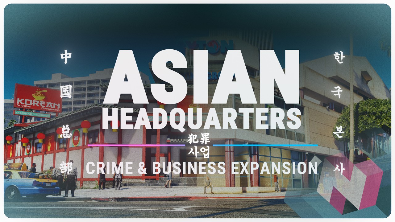 FiveM Maps | Asian Headquarters Crime & Business Expansion | GTA V Interiors MLO