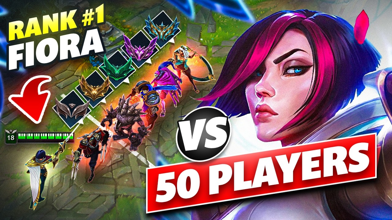 The FIRST 1 VS 50 IN LEAGUE OF LEGENDS !