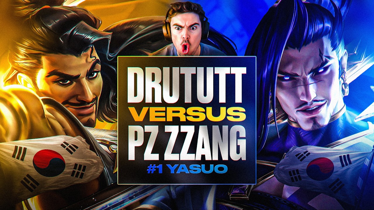 #1 Yasuo KR vs Drututt and this happened... *CRAZY SOLO KILLS*