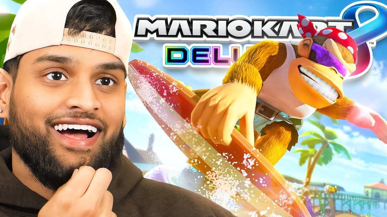 ARE WHEELS SUPPOSED TO MOVE THAT FAST?! (Mario Kart 8) background