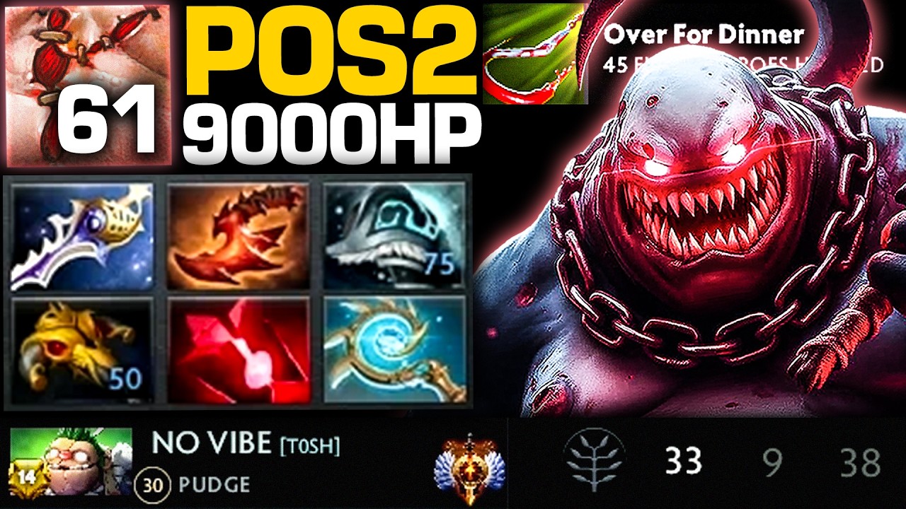 61 Flesh Heap Stacks = Almost 9000HP Mid Pudge | Pudge Official