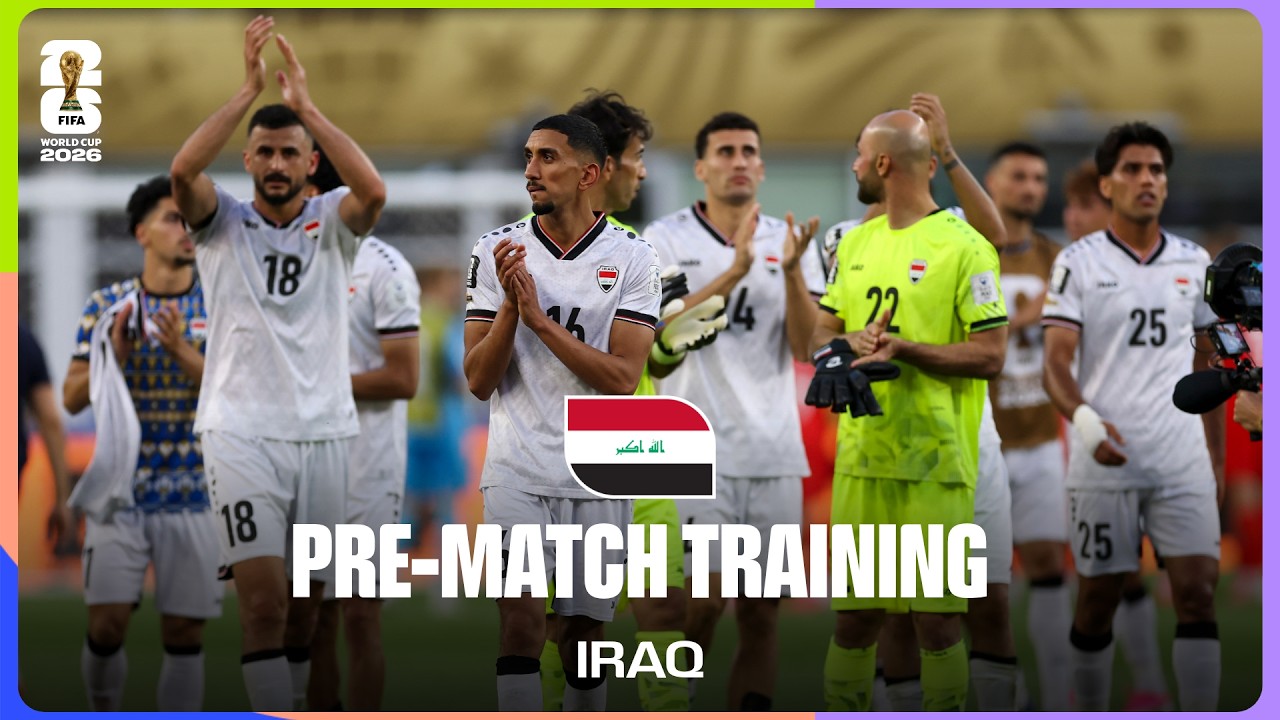 Iraq Train Before France | FIFA World Cup 2026™