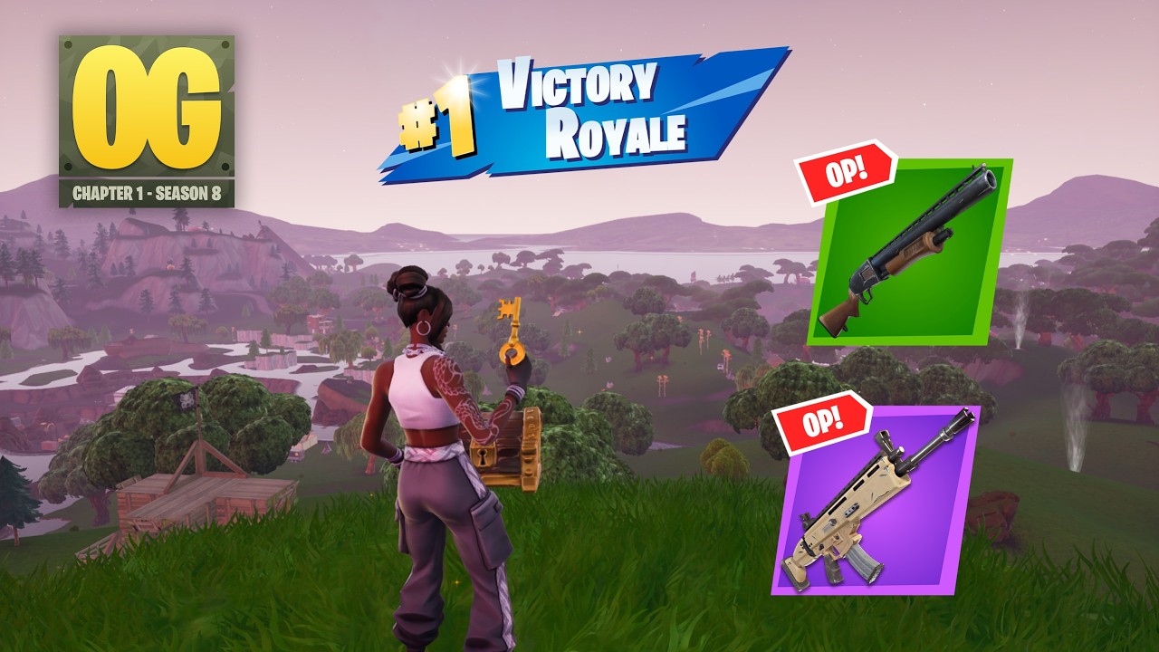 27 Kill Fortnite Solos "FORTNITE OG" | High Kill Fortnite OG Season 8 Gameplay (OG GRAPHICS)