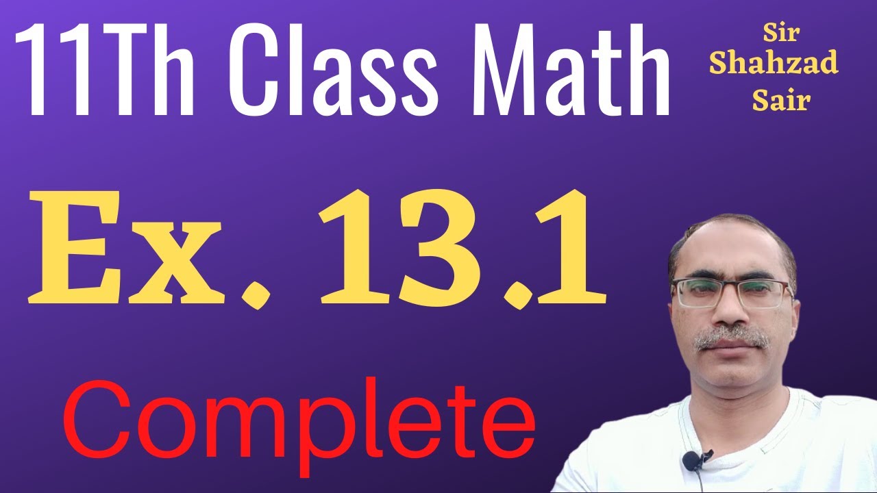 Ch 13 Class 11 Math