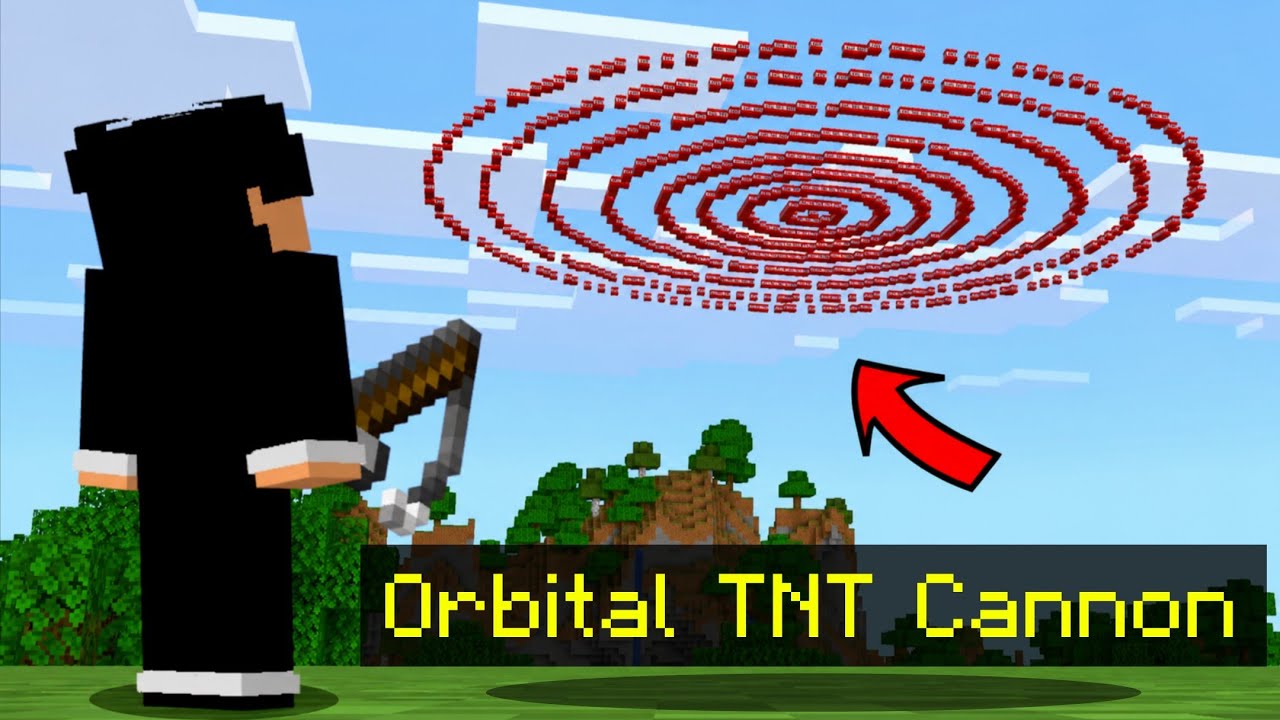 Minecraft Bedrock: Orbital Strike Cannon (Nuke Shot V3)