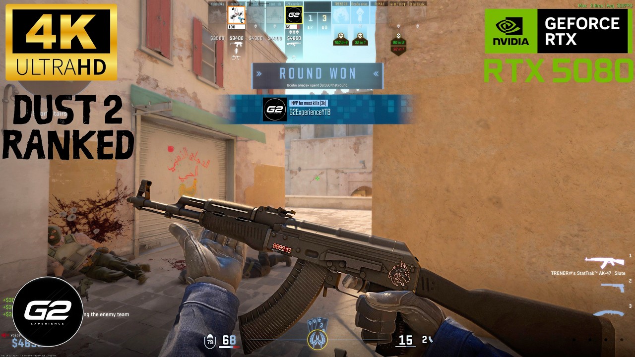 Counter Strike 2 | RTX 5080 | Ultra Settings 4K Gameplay (No Commentary)