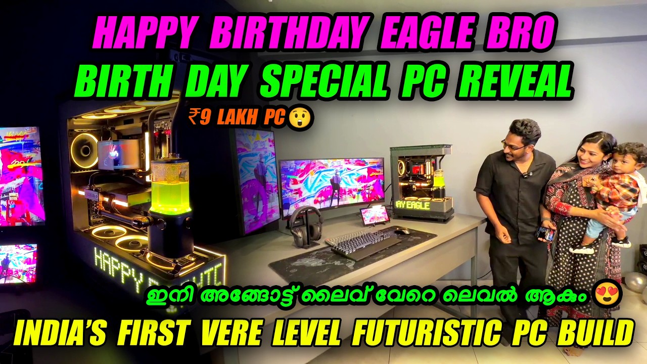 HAPPY BIRTHDAY EAGLE GAMING | PC REVEAL ЁЯШ▓| INDIA'S FIRST FUTURISTIC PC BUILD BY NEO TOKYOЁЯШН